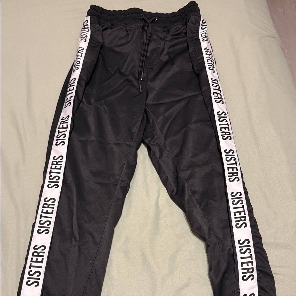 Black Track Pants
